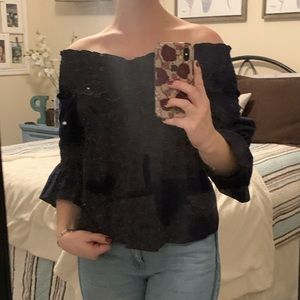 Off the shoulder top